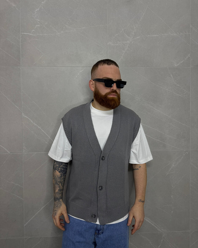 Cardigan Armhole Archiive Grigio