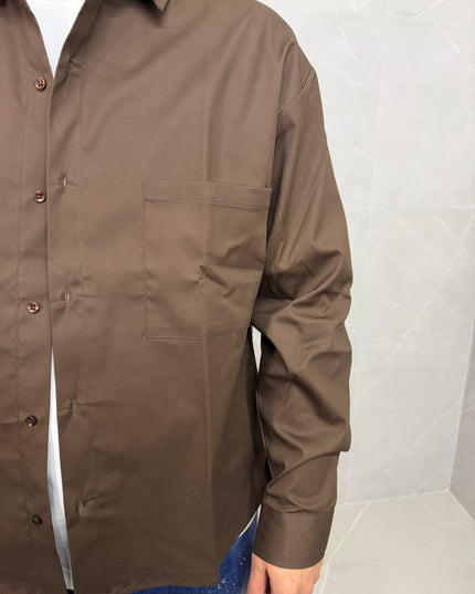 Camicia Archiive Marrone
