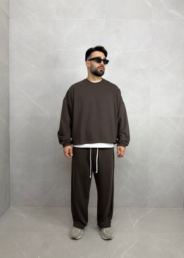 Tuta Marrone in cotone