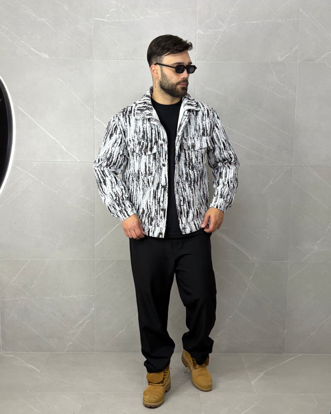 Denim Jacket Zebra