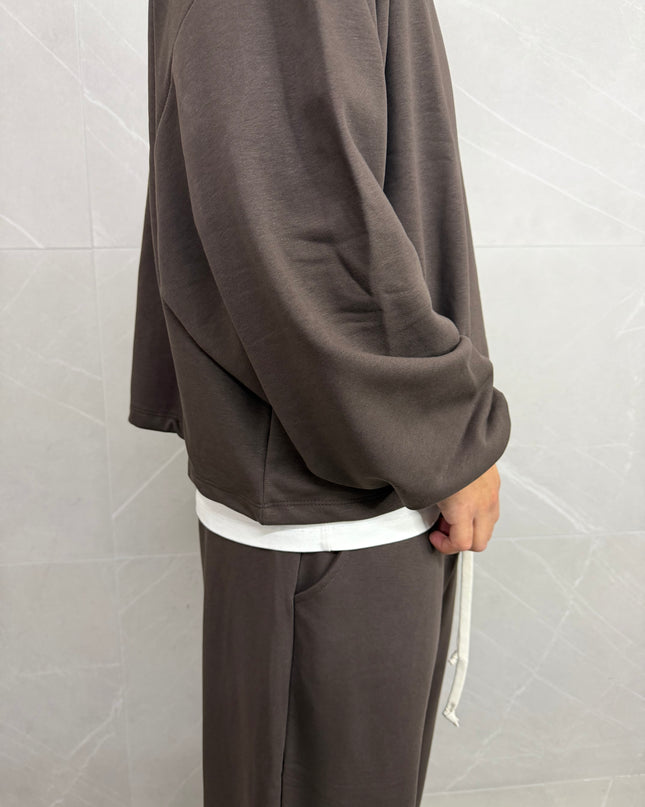 Tuta Marrone in cotone