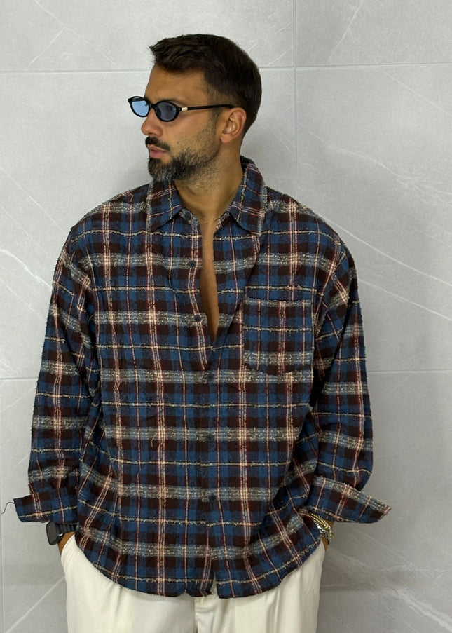 Camicia a Quadri Blu