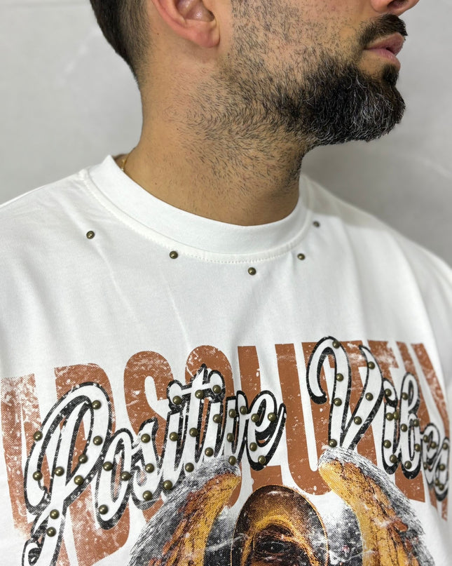 T-Shirt Positive Vibes Bianca