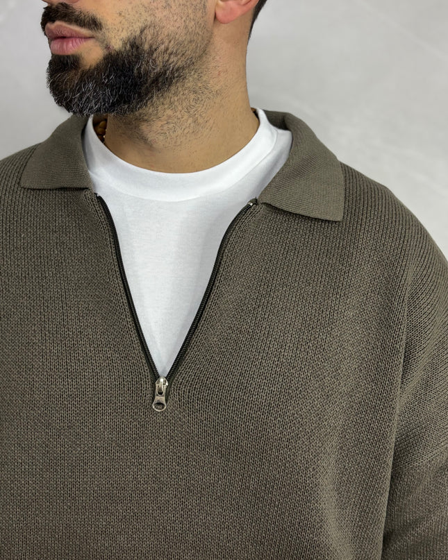 Maglione Archiive color fango