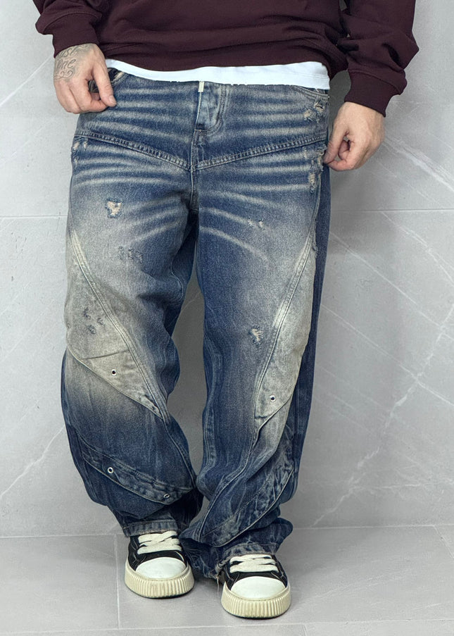 Jeans BaggyRope Cianotic