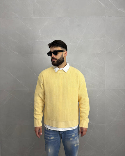 Maglione in filo Archiive Giallo